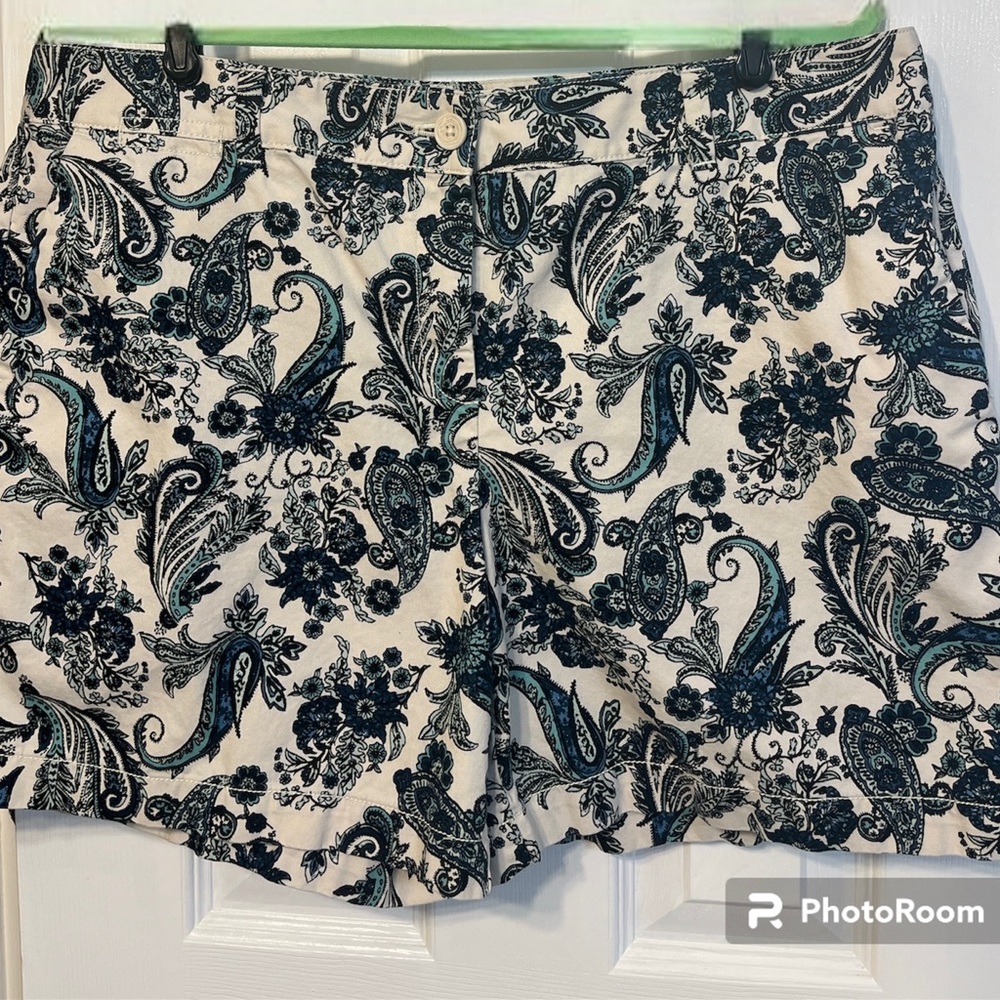 Ann Taylor women’s shorts.   size 14 Paisley print.